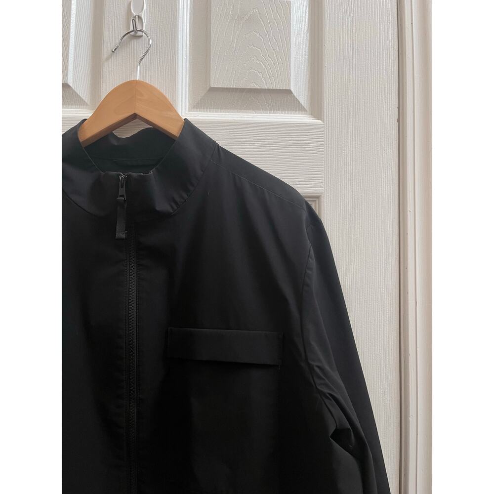 Banana Republic Men’s  Black Motion Tech Zip Pockets Zip Up Jacket XL #672369 - Picture 4 of 11